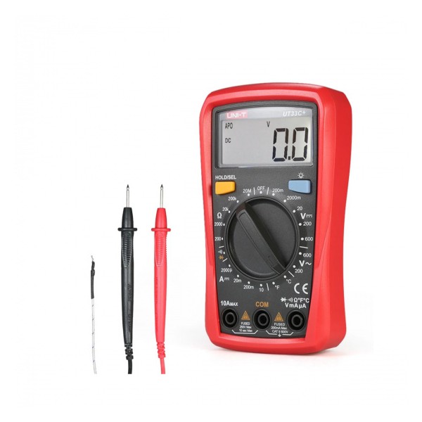 مولتی متر دیجیتال UNI-T UT33C  با سنسور اندازه گیری دما Temperature