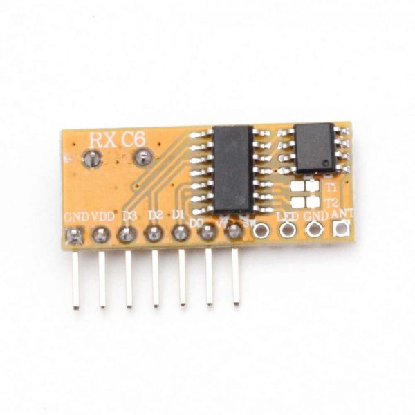 ماژول گیرنده 315Mhz کد لرن وایرلس سوپرهترودین RXC6 - دانشجو کیت