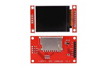 نمایشگر LCD 1.44 اینچ با رابط SPI و تراشه ST7735