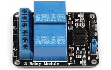 ماژول رله 5 ولت دو کاناله برند TONGLING با اپتوکوپلر Relay Module