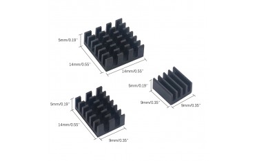 ست هیت سینک آلومینیومی رزبری پای Heat Sink