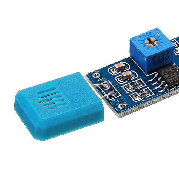ماژول دمارطوبت با سنسور مقاومتی HR202 و تراشه LM393 با خروجی دیجیتال