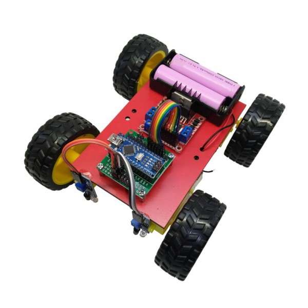 کیت رباتیک آوات روبو مدل مسیریاب L298 - دیجی اسپارک