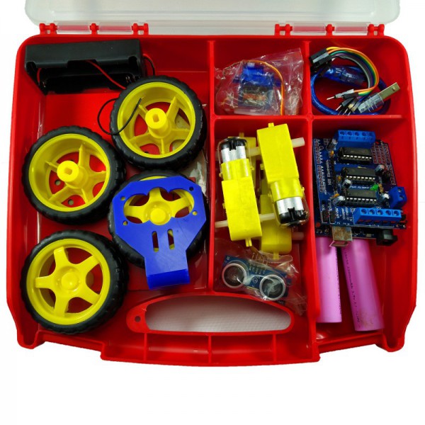 کیت رباتیک آوات روبو مدل دور شونده از موانع - دانشجو کیت