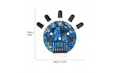 ماژول تشخیص شعله 5 کاناله 5channel flame detector