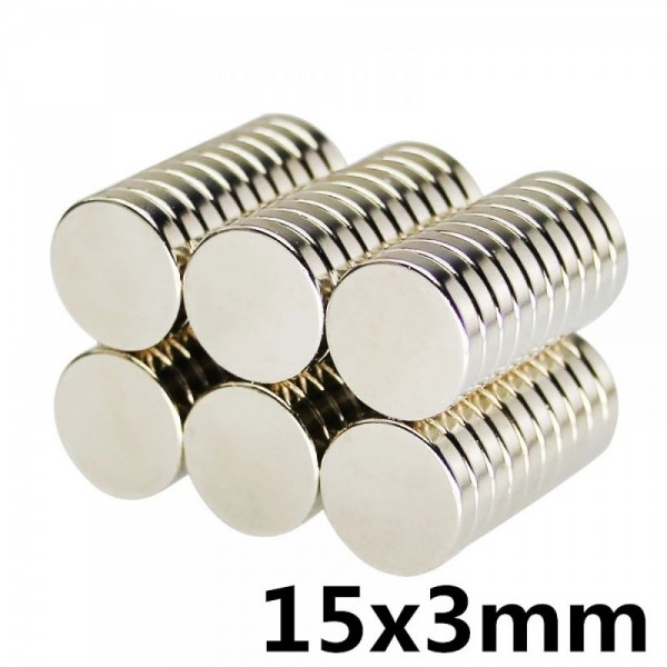 آهنربا نئودونیوم 15x3mm - آهنربا ND مگنت نئودونیوم