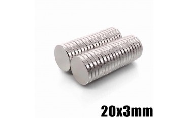 آهنربا نئودونیوم 20x3mm - آهنربا ND مگنت نئودونیوم