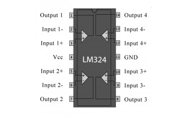 آی سی LM324N Dip اپ امپ