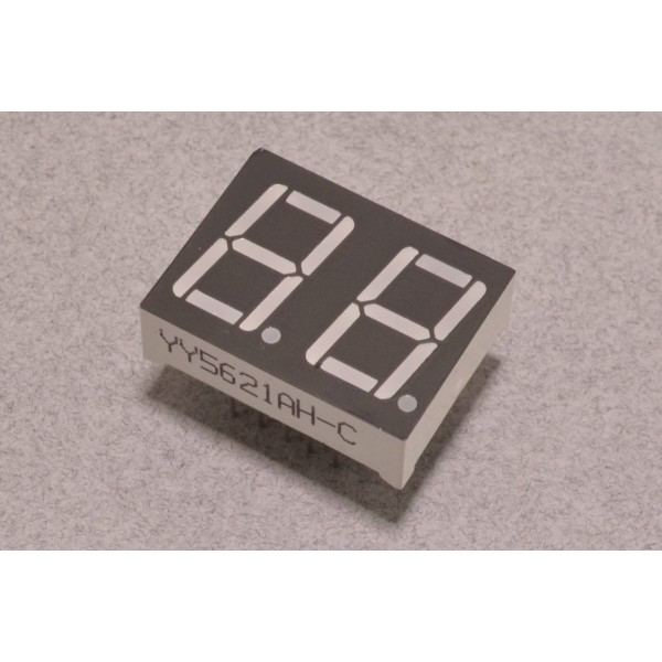 سگمنت دو تایی کاتد مشترک YY5621AH-C قرمز 25X19mm