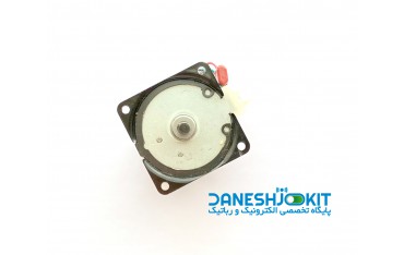 موتور گیربکس دار 220 ولت Zheng Motor a60ktyz-k7011 220V 50HZ  با دوران 110 دور بر دقیقه