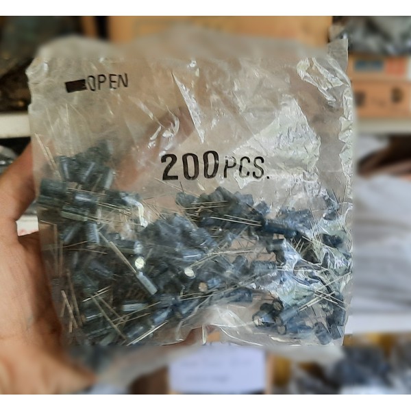 بسته 200 عددی خازن 470 میکروفاراد 6.3 ولت - دانشجو کیت