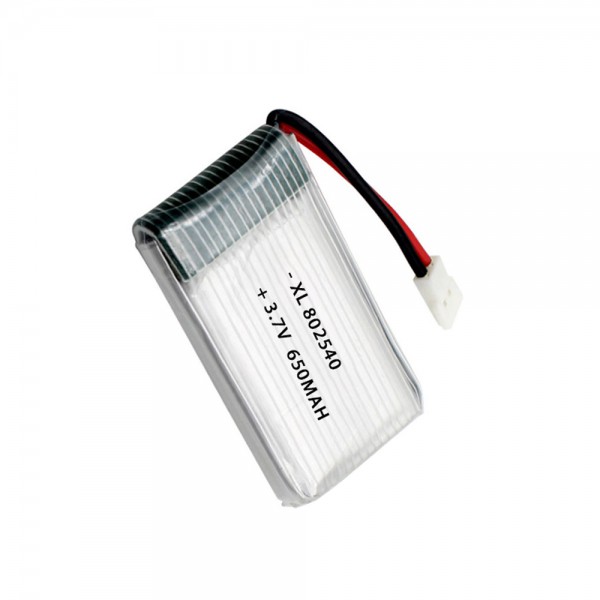 باتری 650mAh لیتیوم پلیمر پروازی Li-Po 3.7V ابعاد 25x40x9mm