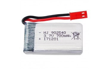 باتری 750mAh لیتیوم پلیمر پروازی Li-Po 3.7V ابعاد 40x25x9mm