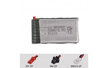 باتری 1600mAh لیتیوم پلیمر پروازی Li-Po 3.7V ابعاد 65x35x9mm