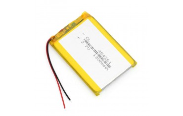 باتری لیتیوم پلیمر 1300mAh Li-Po 3.7V تک سل 42x61x5mm - دانشجو کیت