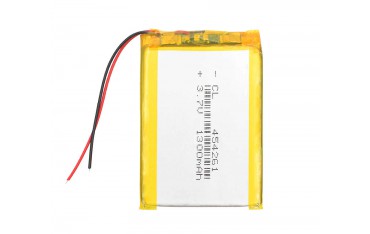 باتری لیتیوم پلیمر 1300mAh Li-Po 3.7V تک سل 42x61x5mm - دانشجو کیت