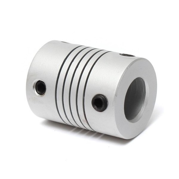 کوپلینگ انعطاف پذیر 5 به 8 آلومینیومی با پیچ رگلاژ