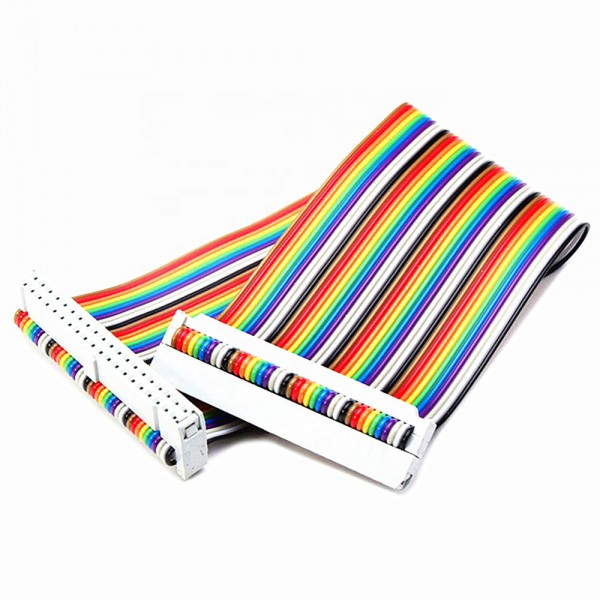 کابل فلت 40 رشته رنگی رزبری پای Raspberry pi 40 pin Flat Cable