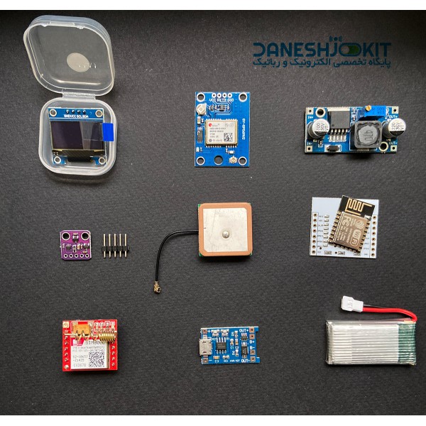 کیت سلامت با قابلیت گزارش گیری از راه دور و موقعیت یابی بیمار