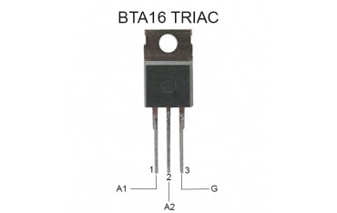 ترایاک BTA16 اورجینال پکیج TO-220