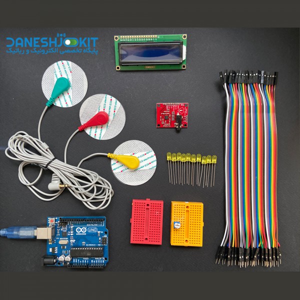 کیت ضربان قلب AD8232 با کیت ECG آردوینو