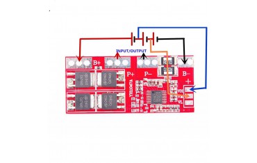 ماژول محافظ شارژ باتری لیتیومی 18650 چهار سل 30 میلی آمپری