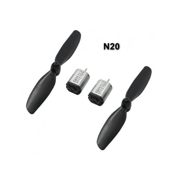 یک جفت موتور آرمیچر N20 همراه با ملخ - دانشجو کیت