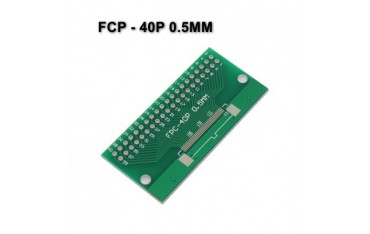 برد PCB آداپتور FCP-  40P دارای استانداردهای 0.5 و 1 میلی متری