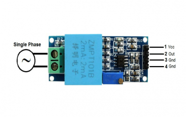 ماژول ولتاژ ZMPT101B اندازه گیری ولتاژ AC - دانشجو کیت