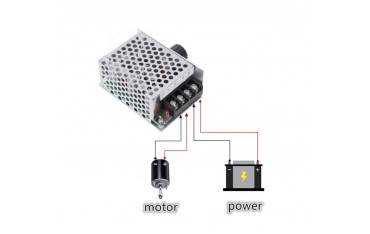 ماژول PWM کنترل دور موتور6V 9V 12V 24V 36V 48V 60V DC 6V - 30V با جریان 20 آمپر