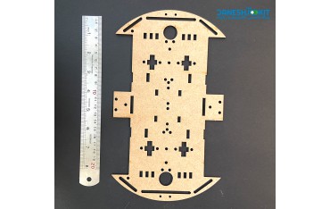 شاسی ربات با ابعاد 25X14.8