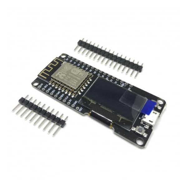 برد WEMOS ESP8266 ESP12F همراه با نمایشگر OLED 0.96INCH