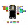 برد WEMOS ESP8266 ESP12F همراه با نمایشگر OLED 0.96INCH