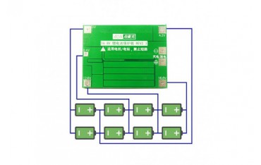 ماژول کنترل شارژ 4 سل باتری لیتیومی 8.4V 12.6V 4S 40A