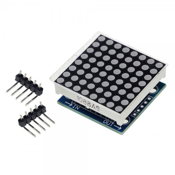 ماژول دات ماتریس 8x8 با تراشه Max7219 - دانشجو کیت