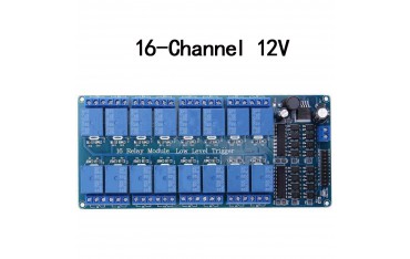 ماژول رله 12 ولت 16 کاناله No Brand با اپتوکوپلر Relay Module - دیجی اسپارک