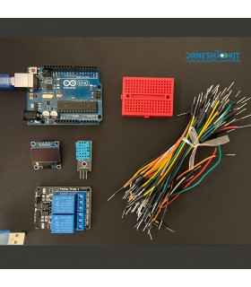 کیت نمایشگر ترموستات دما و رطوبت آردوینو ARDUINO - دانشجو کیت
