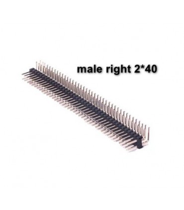 پین هدر رایت نری 2*40 فاصله 2.54mm