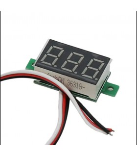ماژول ولت متر پنلی 3 سیمه 0.38 ولتاژ 0-100 DC بدون قاب DSN-DVM-368