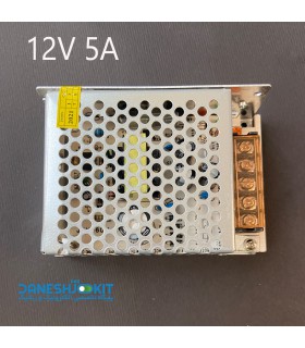 آداپتور 12 ولت 5 آمپر صنعتی پاورسوئیچینگ