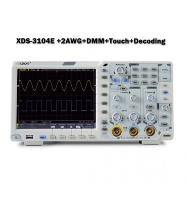 اسیلوسکوپ دیجیتال سری XDS-3104E  +2AWG+ DMM+Touch +Decoding