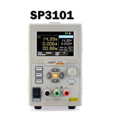 منبع تغذیه SP3101 تک کانال 30V/10A DC اوون OWON - دانشجو کیت