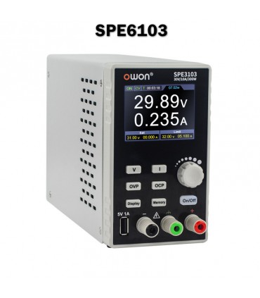 منبع تغذیه SPE6103 تک کانال 60V/10A DC برند Sep - دانشجو کیت