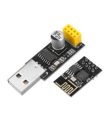 برد وای فای ESP8266 با پروگرامر برنامه ریزی قابلیت اتصال به لپتاپ