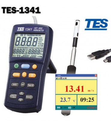 هات وایر دیتا لاگر مدل TES-1341