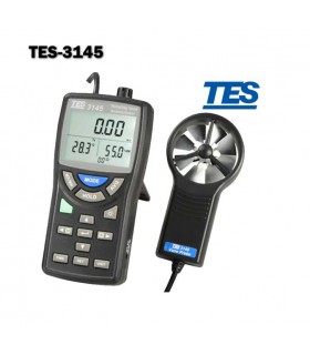 بادسنج، فشارسنج  فلوسنج با سنسور فلزی مدل TES-3145