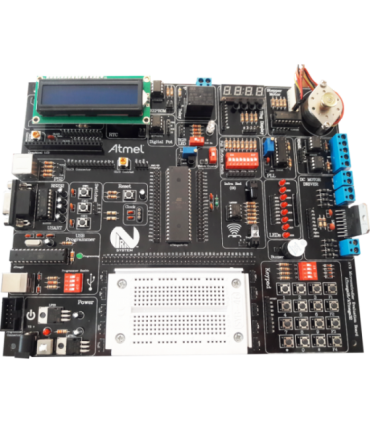 برد آموزشی میکروکنترلر AVR همراه با کیف حمل - دانشجو کیت