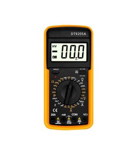 مولتی متر دیجیتال DT9205A با باتری و پراب مخصوص - دانشجو کیت
