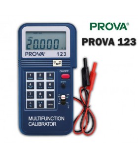 مولتی کالیبراتور(ولتاژ، جریان، دما و فرکانس)  مدل PROVA 123