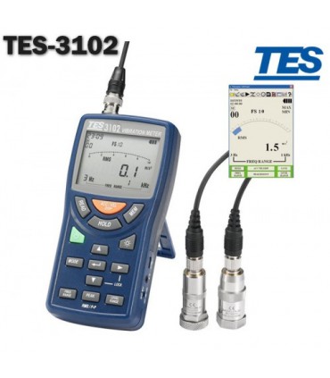 ارتعاش سنج دیتالاگر مدل TES-3102